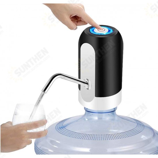 Portable Wireless Electric Pump Dispenser Rechargeable Gallon Drinking Water Bottle Dispenser With Switch