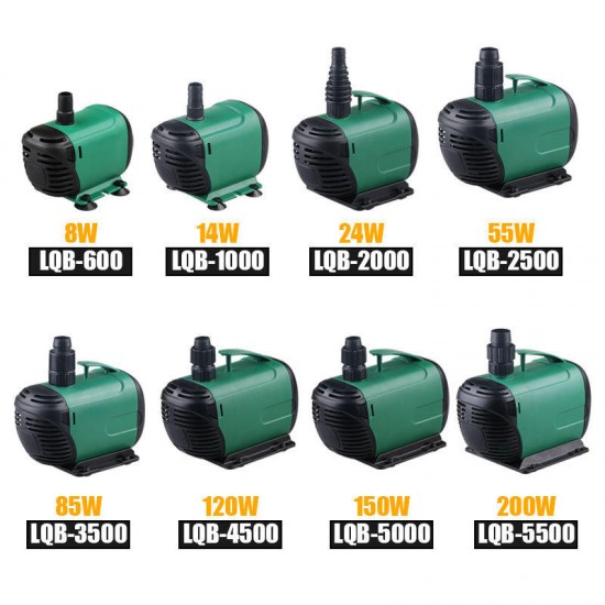 Water Submersible Pump Household Mute Circulating Pump for Aquarium Fountains