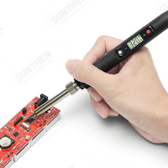 936H 80W LCD Digital Thermostat Adjustable Lead Electric Soldering Iron Mini Soldering Station