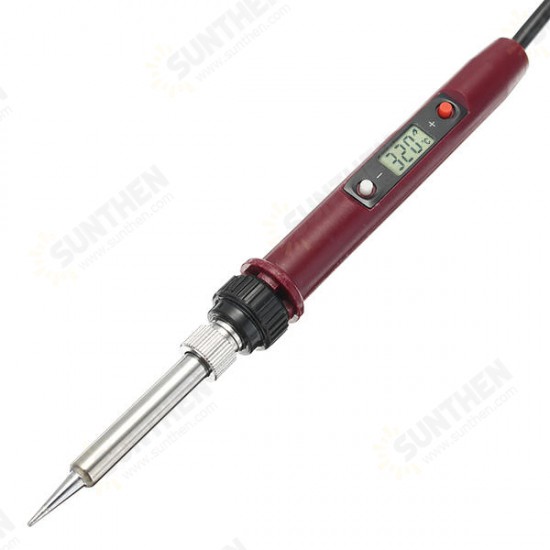 936H 80W LCD Digital Thermostat Adjustable Lead Electric Soldering Iron Mini Soldering Station