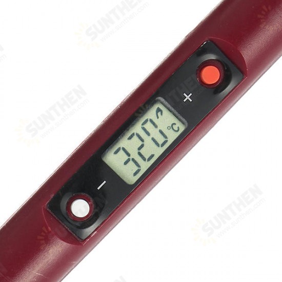 936H 80W LCD Digital Thermostat Adjustable Lead Electric Soldering Iron Mini Soldering Station