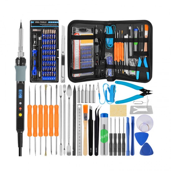 Soldering Iron Screwdriver Set Tool Soldering Iron Tweezers Wire Stripper Multi-function Screwdriver Set Welding Tools