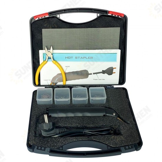 Hot Stapler Kit for Plastic Repair Handy Plastics Welders Garage Tools Staple Car Bumper Repairing Stapler Welding Tool