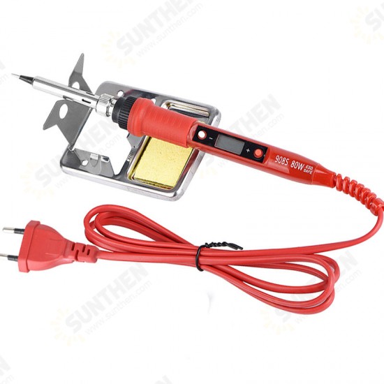 JCD 908S 220V 80W LCD Electric Welding Soldering Iron Adjustable Temperature Solder Iron With Soldering Iron Tips