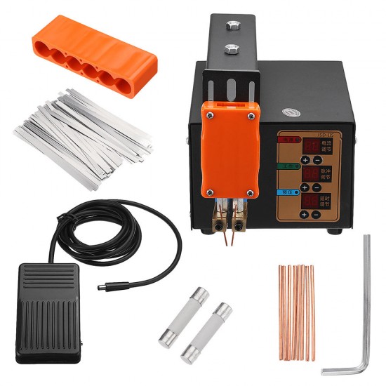 220V 3KW Battery Spot Welding Machine Extended Arm Welding Machine with Pulse & Current Display