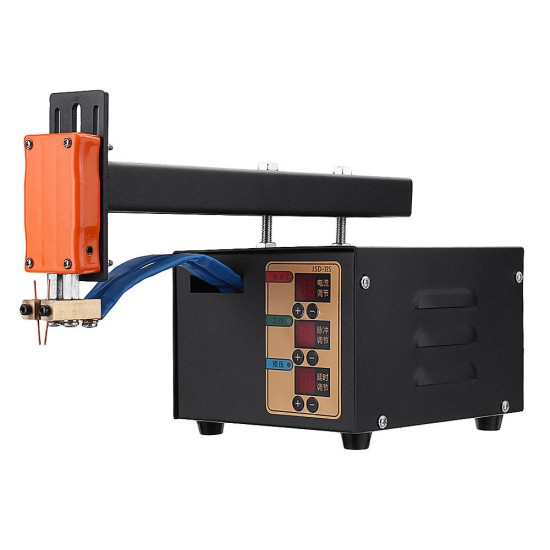 220V 3KW Battery Spot Welding Machine Extended Arm Welding Machine with Pulse & Current Display