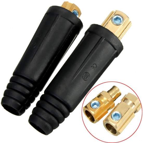 A Pair of 10-25mm2 European Electric Welding Machine Rapid Connectors