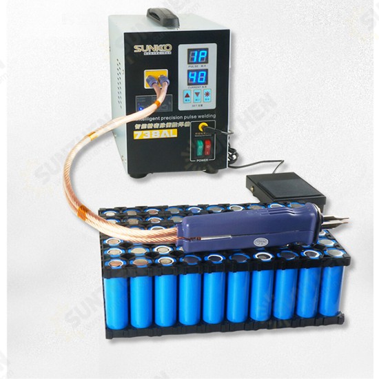 738AL Spot Welding Machine New Upgraded Telescopic Arm Handheld Spot Welder 18650Battery Weld Precision Pulse Spot Welder