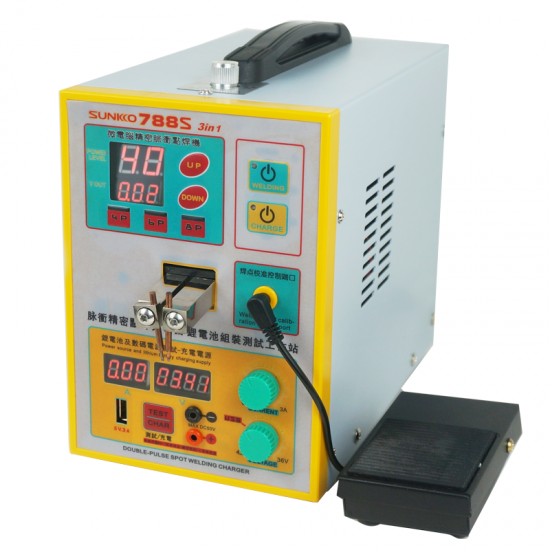 788S 110V/220V 2.8KW 3 in 1 Battery Spot Welding Charging Test Combination Machine 18650 Lithium Battery Handheld Small Butt Welder