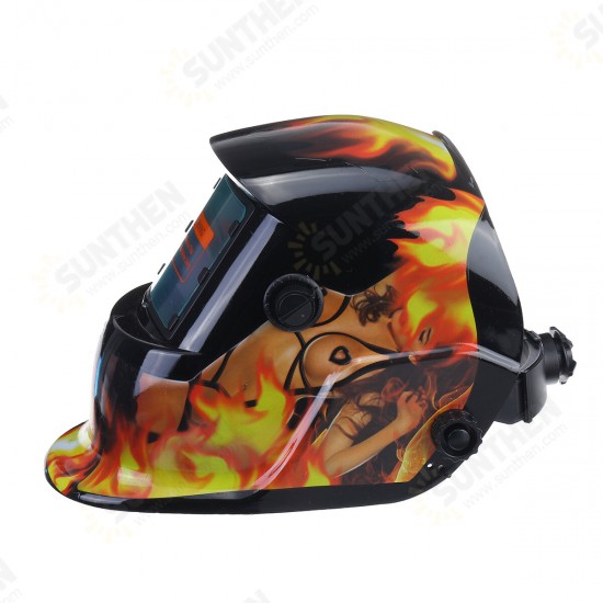 Solar Auto Darkening Welding Helmet Grinding Mask Filter Protective Cover