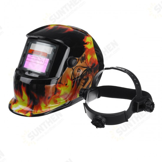 Solar Auto Darkening Welding Helmet Grinding Mask Filter Protective Cover