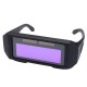 Solar Powered Auto Darkening Welding Mask Helmet Eyes Goggle Two-way Glasses