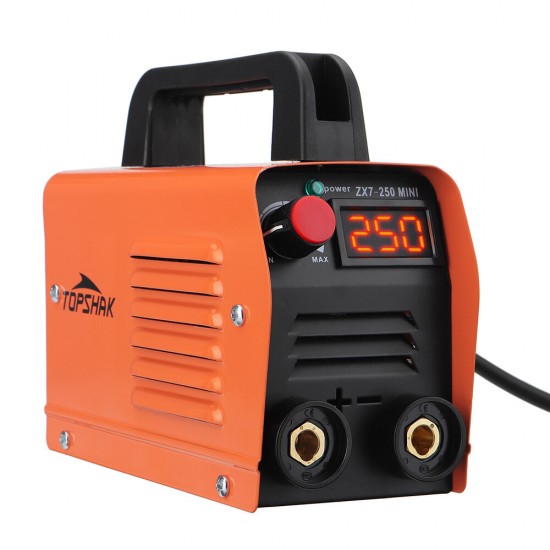 ZX7-250 250A 110V Mini Electric Welding Machine Portable Current Digital Display IGBT Welder Weld Tool