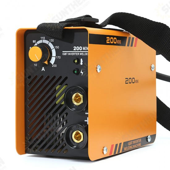 ZX7-200MINI Welding Machine MMA Handheld 220V Portable 10-200A Inverter ARC Welding Tool