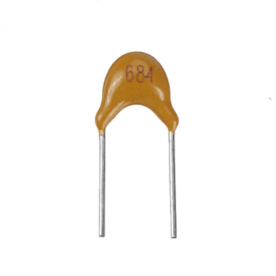 100PCS 680NF 5.08MM 684 50V Monolithic Capacitor