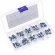 100pcs RM063 Trimmer Potentiometer Adjustable Resistor Kit 500R 1K 2K 5K 10K 20K 50K 100K 200K 1M Potentiometer Resistor RM 063