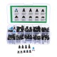 180Pcs 10 Values Tactile Push Button Switch Mini Momentary Tact Assortment Kit DIY