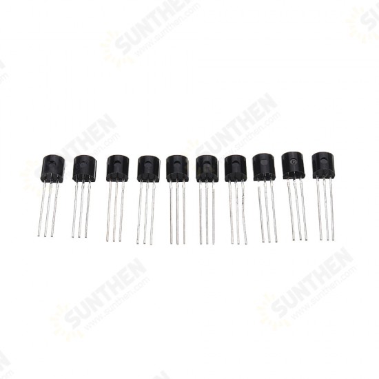 200pcs 10 Values 20 Each TO-92 Transistor Assortment Assorted Kit BC327 BC337 BC517 BC547 BC548 BC549 BC550 BC556 BC557 BC558