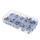 200pcs 10 Values SMD Electrolytic Capacitor Assorted Kit 10V-50V 1uF-470uF With Storage Box