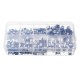 200pcs 10 Values SMD Electrolytic Capacitor Assorted Kit 10V-50V 1uF-470uF With Storage Box