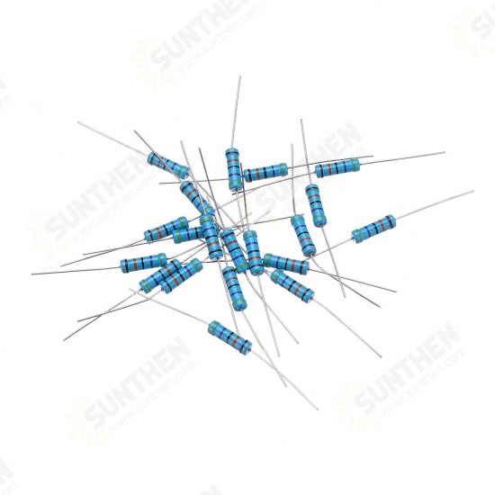 200pcs 2W Metal Film Resistor Resistance 1% 470K ohm Resistor