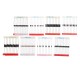 200pcs Fast Switching Schottky Diode Assorted Kit 1N4001 1N4004 1N4007 1N5408 UF4007 FR207 1N5817 1N5819 1N5822 1N4148 RL207