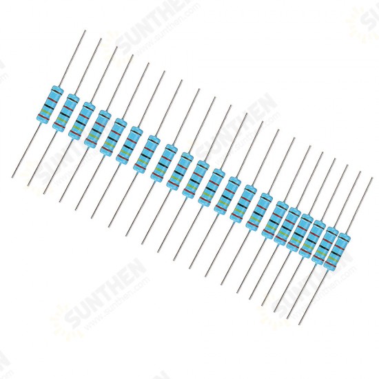 20pcs 2W 24KR Metal Film Resistor Resistance 1% 24K ohm Resistor