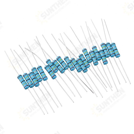 20pcs 2W 24R Metal Film Resistor Resistance 1% 24 ohm Resistor