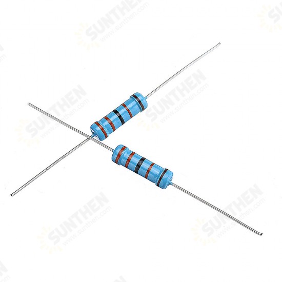 20pcs 2W 330KR Metal Film Resistor Resistance 1% 330K ohm Resistor