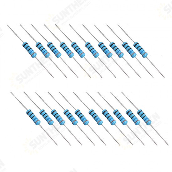 20pcs 2W 360R Metal Film Resistor Resistance 1% 360 ohm Resistor