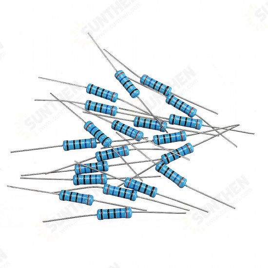 20pcs 2W 360R Metal Film Resistor Resistance 1% 360 ohm Resistor