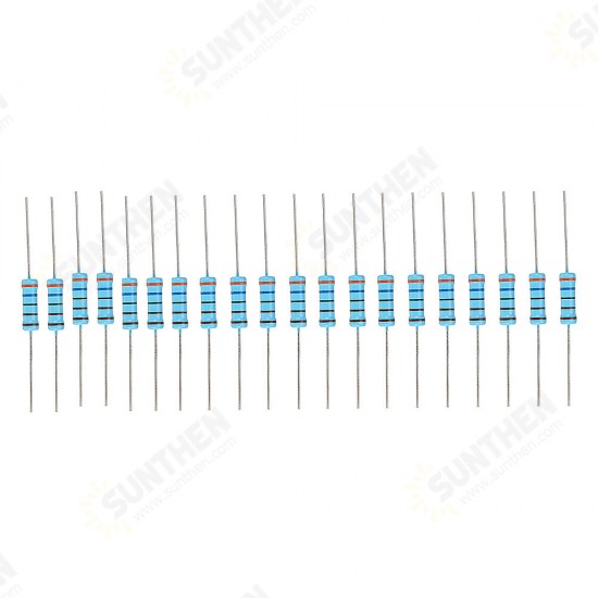 20pcs 2W 3.6KR Metal Film Resistor Resistance 1% 3.6K ohm Resistor