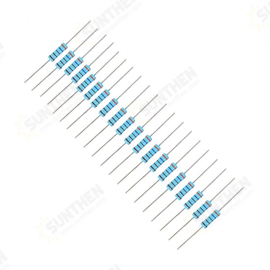 20pcs 2W 3.6KR Metal Film Resistor Resistance 1% 3.6K ohm Resistor