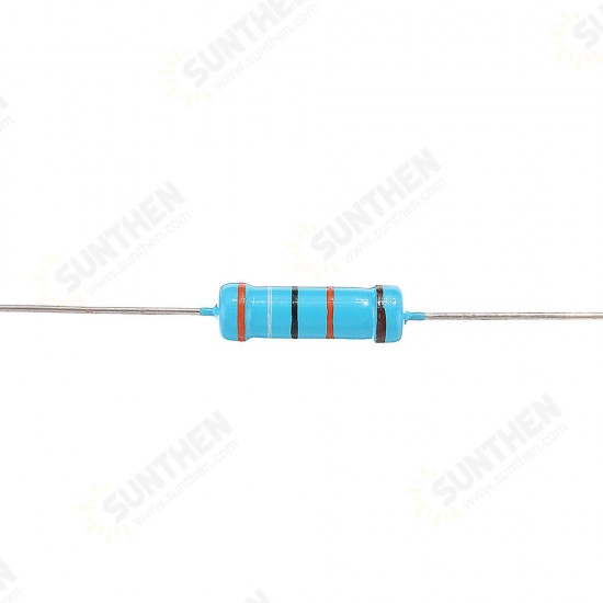 20pcs 2W 390KR Metal Film Resistor Resistance 1% 390K ohm Resistor