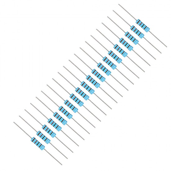 20pcs 2W 91KR Metal Film Resistor Resistance 1% 91K ohm Resistor