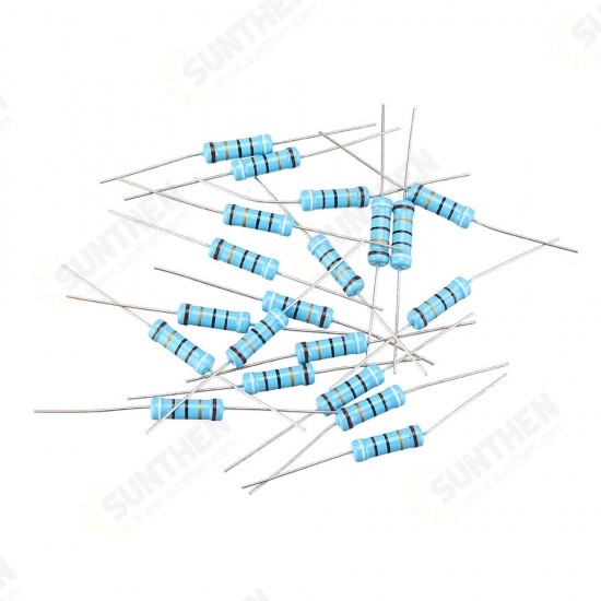 20pcs 2W 91R Metal Film Resistor Resistance 1% 91 ohm Resistor