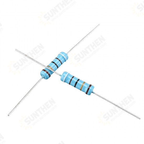 20pcs 2W 91R Metal Film Resistor Resistance 1% 91 ohm Resistor