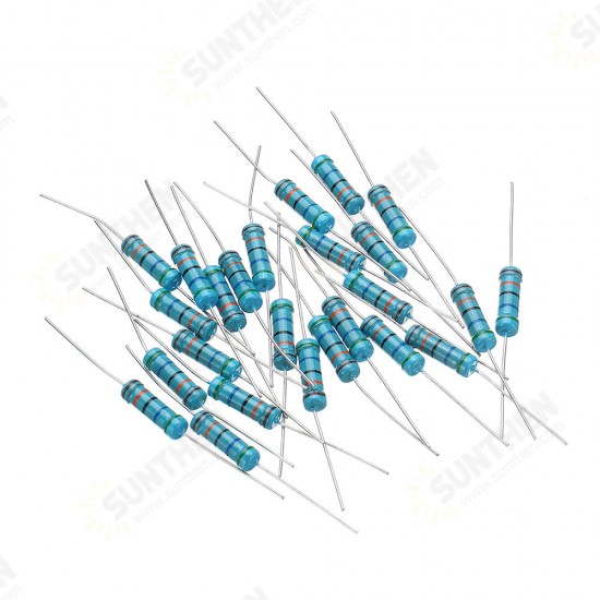 20pcs 2W Metal Film Resistor Resistance 1% 560K ohm Resistor