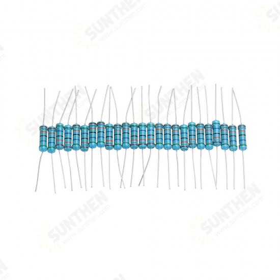 20pcs 2W Metal Film Resistor Resistance 1% 560K ohm Resistor