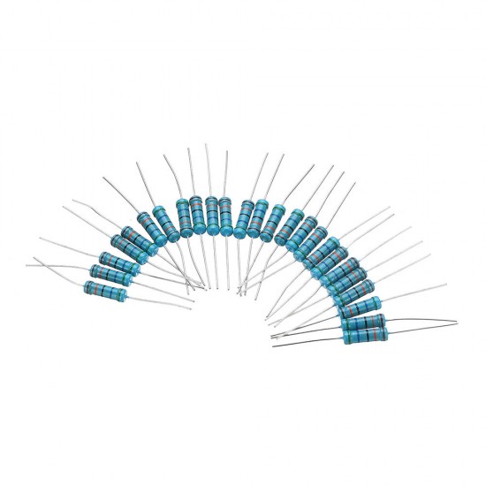 20pcs 2W Metal Film Resistor Resistance 1% 560K ohm Resistor