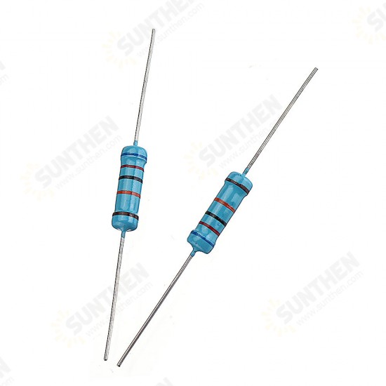 20pcs 2W Metal Film Resistor Resistance 1% 620K ohm Resistor