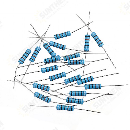 20pcs 2W Metal Film Resistor Resistance 1% 910K ohm Resistor