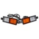 2pcs DC 10-30V Universal Truck Trailer Bull Bar Front LED Indicator Park Lamp LED Warning Light