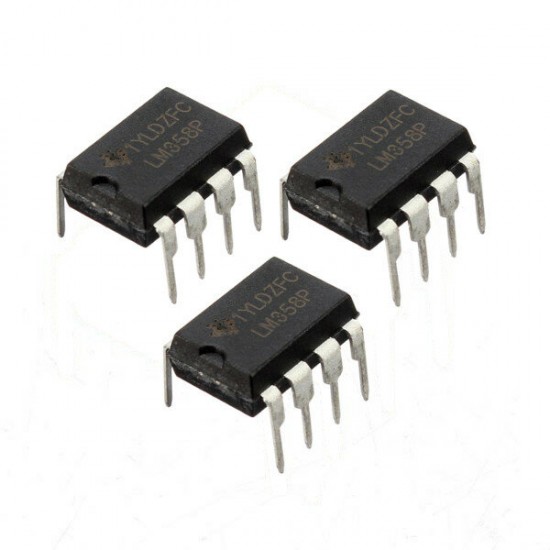 3 Pcs LM358P LM358N LM358 DIP-8 Chip IC Dual Operational Amplifier