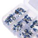 3 x 100pcs RM065 Horizontal Trimpot Potentiometer Assortment Kit With Storage Box