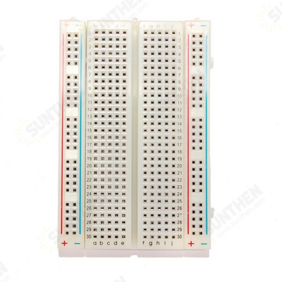 3Pcs 8.5x5.5cm 400 Tie Points 400 Holes Solderless Breadboard Bread Board