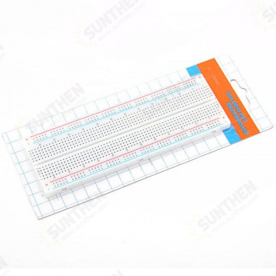 3Pcs MB102 Test Developer DIY 830 Hole Solderless PCB Breadboard