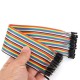 40pcs 30cm Male To Female Jumper Cable Dupont Wire For