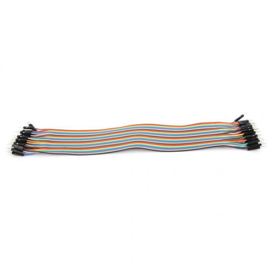 40pcs 30cm Male To Male Jumper Cable Dupont Wire