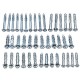 42Pcs M4*32-M6*65 Expansion Bolt Gypsum Board Expansion Screw Combination Kit